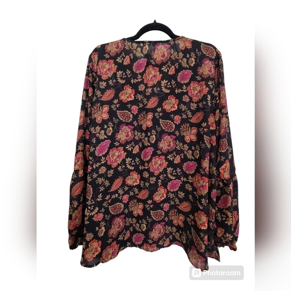 Maurices 1X Floral Long Sleeve Tunic - Picture 2 of 7